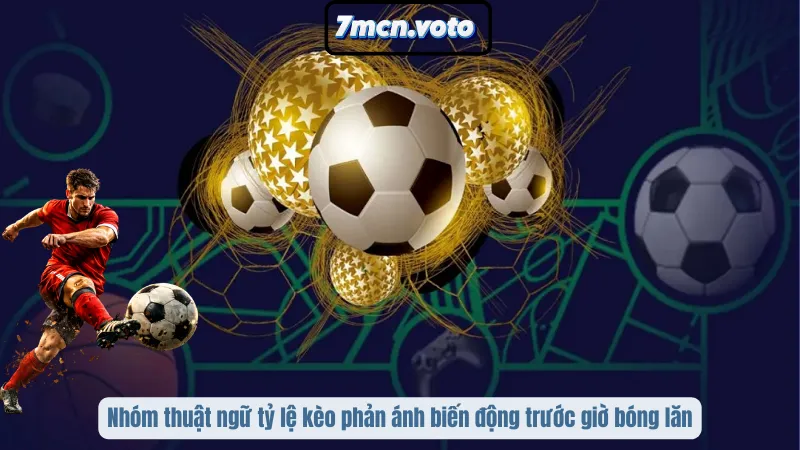 Nhóm thuật ngữ tỷ lệ kèo phản ánh biến động trước giờ bóng lăn