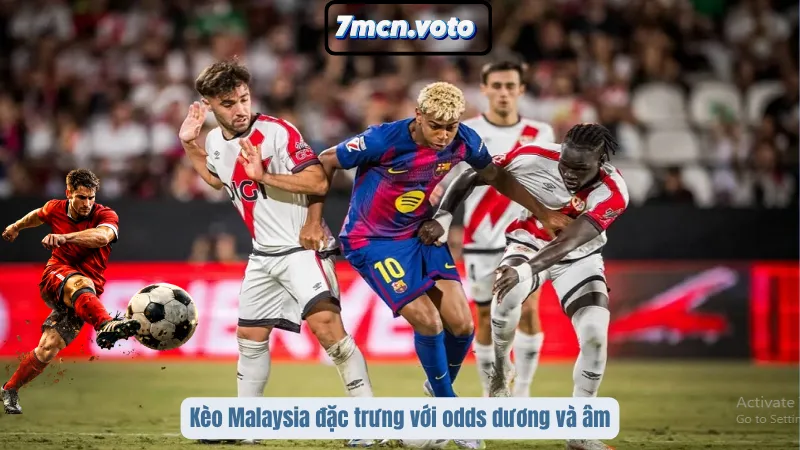 Kèo Malaysia đặc trưng với odds dương và âm