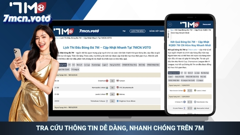 Tra cứu thông tin dễ dàng, nhanh chóng trên 7M Tra cứu thông tin dễ dàng, nhanh chóng trên 7M